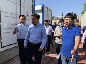 河北省生态环境厅厅长高建民组织参观考察米兰(中国)环保污水分散源治理项目运行情况